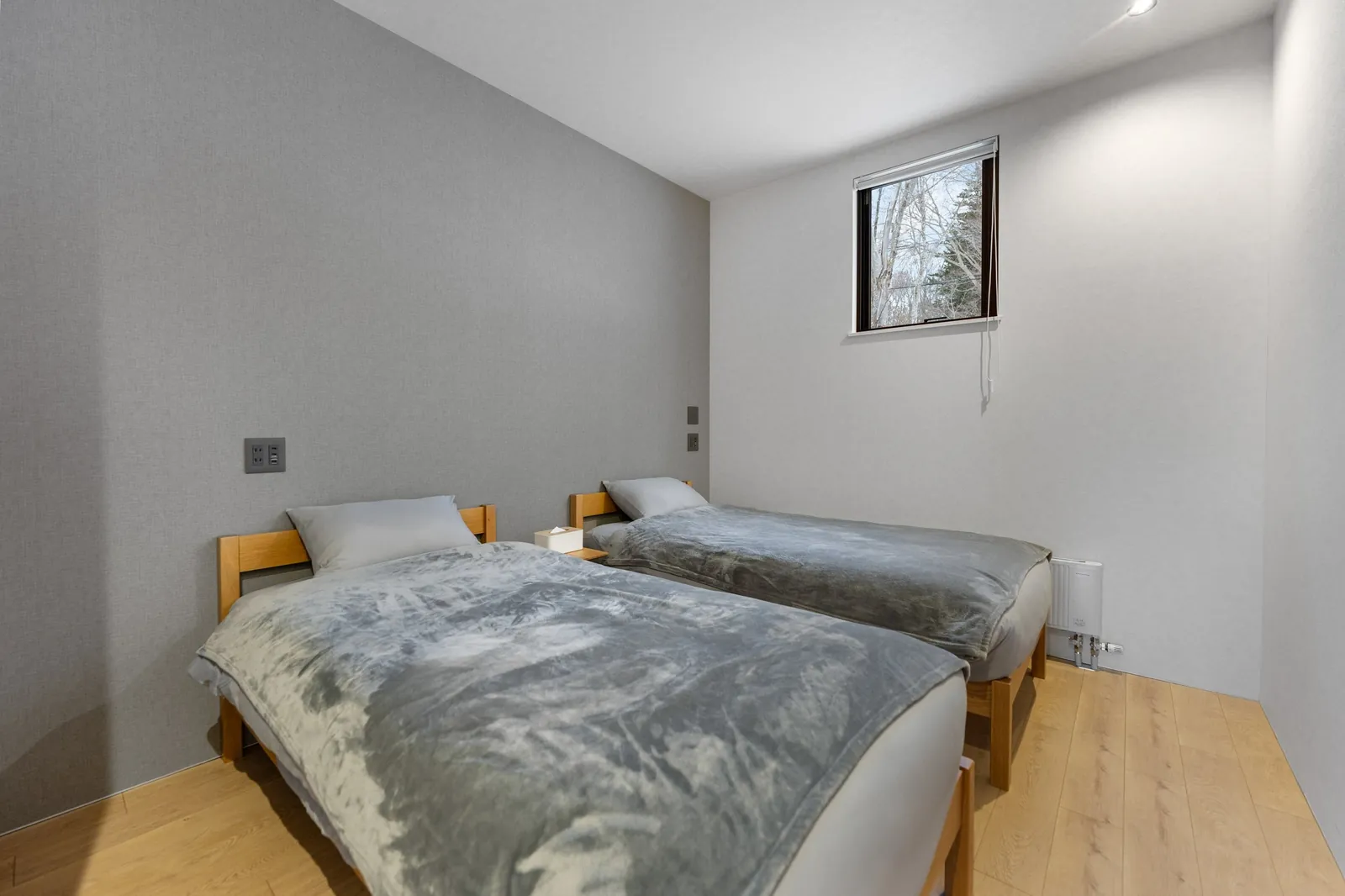 Twin bedroom at Bisha Niseko
