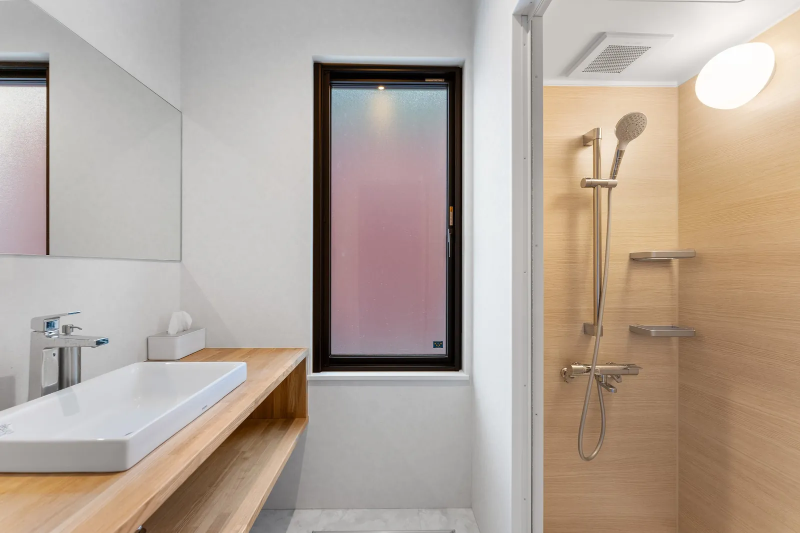 Shower room at Dreamlife Niseko