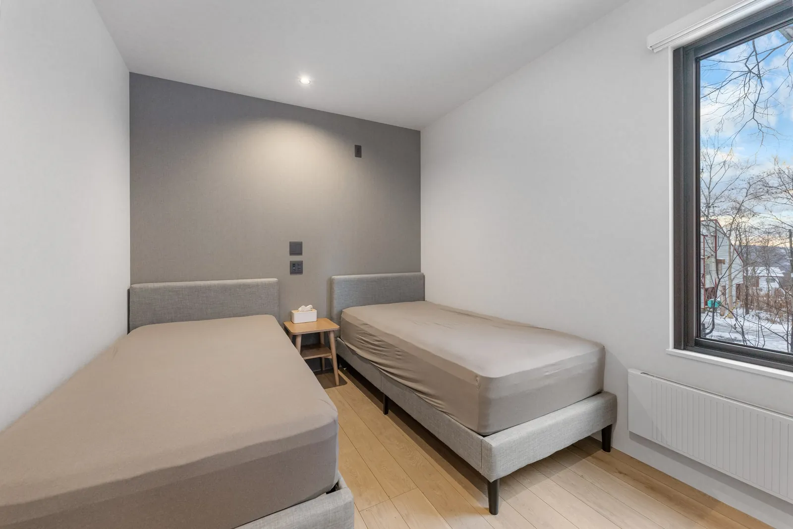 Twin bedroom at Dreamlife Niseko