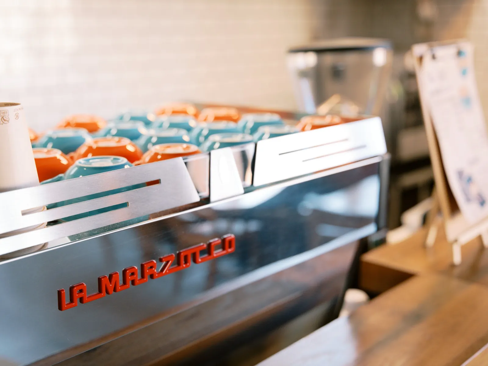 La Marzocco espresso machine at Snowy Cafe Niseko